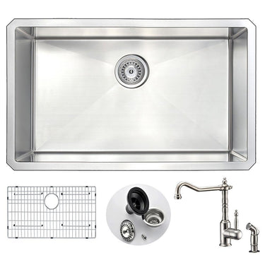 ANZZI VANGUARD Series KAZ3018-108 Kitchen Sink Kitchen Sink ANZZI